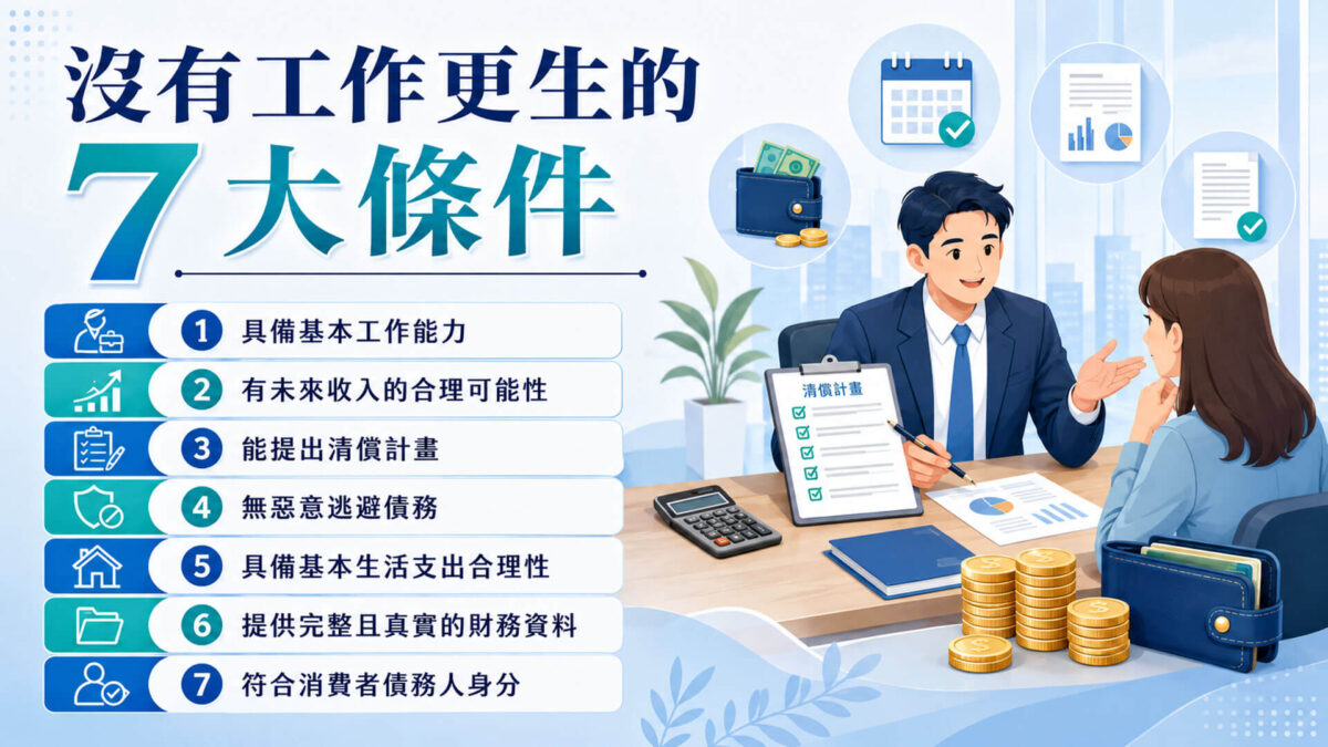 沒有工作更生的 7 大條件